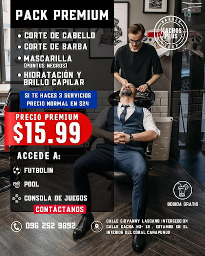 Negocio Barber Machos Plus