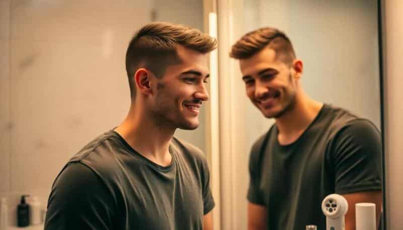 cortes masculinos para dar apariencia de mandibula marcada