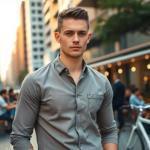 Cortes y estilos masculinos para hombres delgados: guía práctica