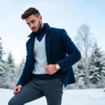 Estilos masculinos perfectos para clima frío