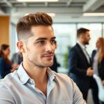 Peinados fáciles para hombres que trabajan en oficina