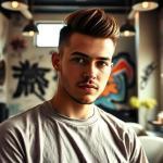 Qué es un “burst fade” y por qué es tendencia en cortes de cabello